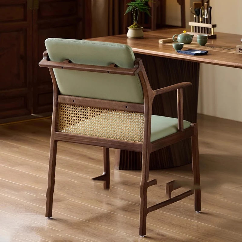Chinese Style Dining Chairs Replica — Black | KIMLUD
