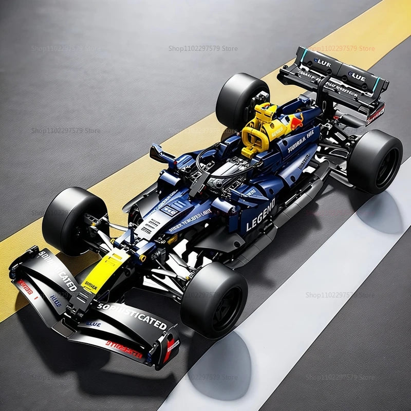 Technical 1000+PCS Performance MOC Creative Racing Car 1:10 Model Building Blocks Set Speed Sport Vehicle Assembly Bricks Toys