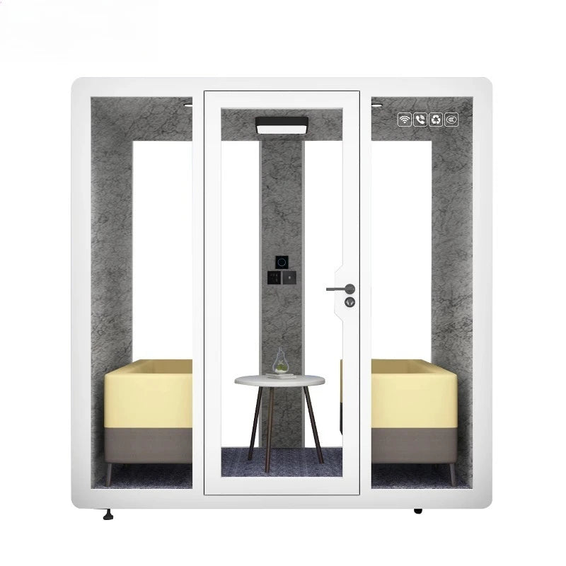 Acoustic Meeting Pod – Soundproof Booth – Carbon Fiber Frame | KIMLUD