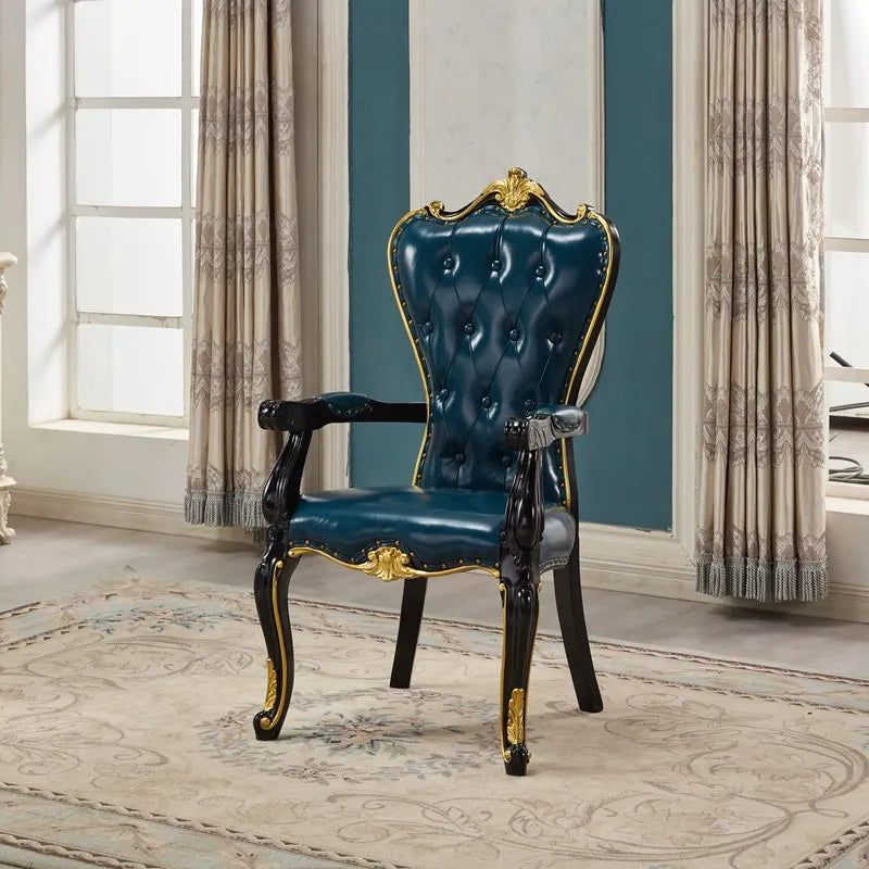 Leather Throne Lounge Chair Diamond-Tufted — Blush Pink | KIMLUD