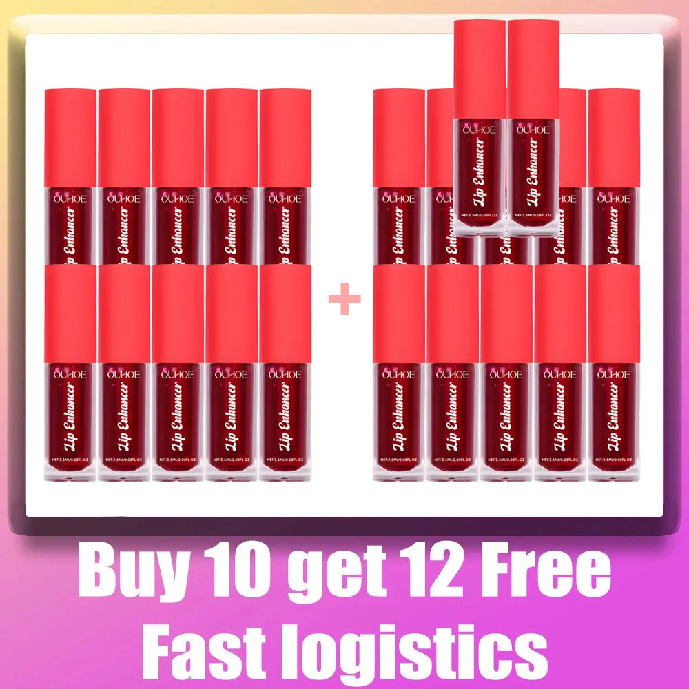 Hyaluronic Lip Plumping Serum Silk Finish — Cherry Red | KIMLUD