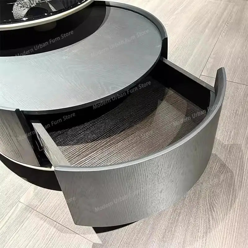 Nordic Modern Furnitures for Garden Coffee  Sedentary  Round Coffee Table Motorhome Living Room Coffee Table Luxury Furniture