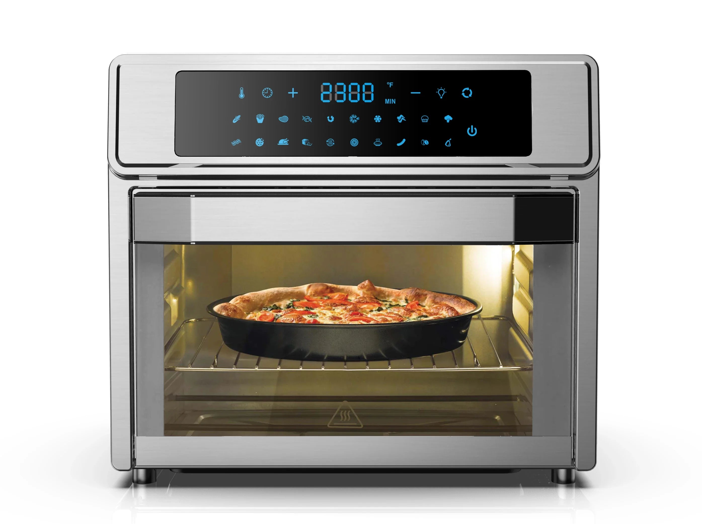 Stainless Steel Air Fryer Oven Digital Oil-Free 25L — Stainless Steel | KIMLUD