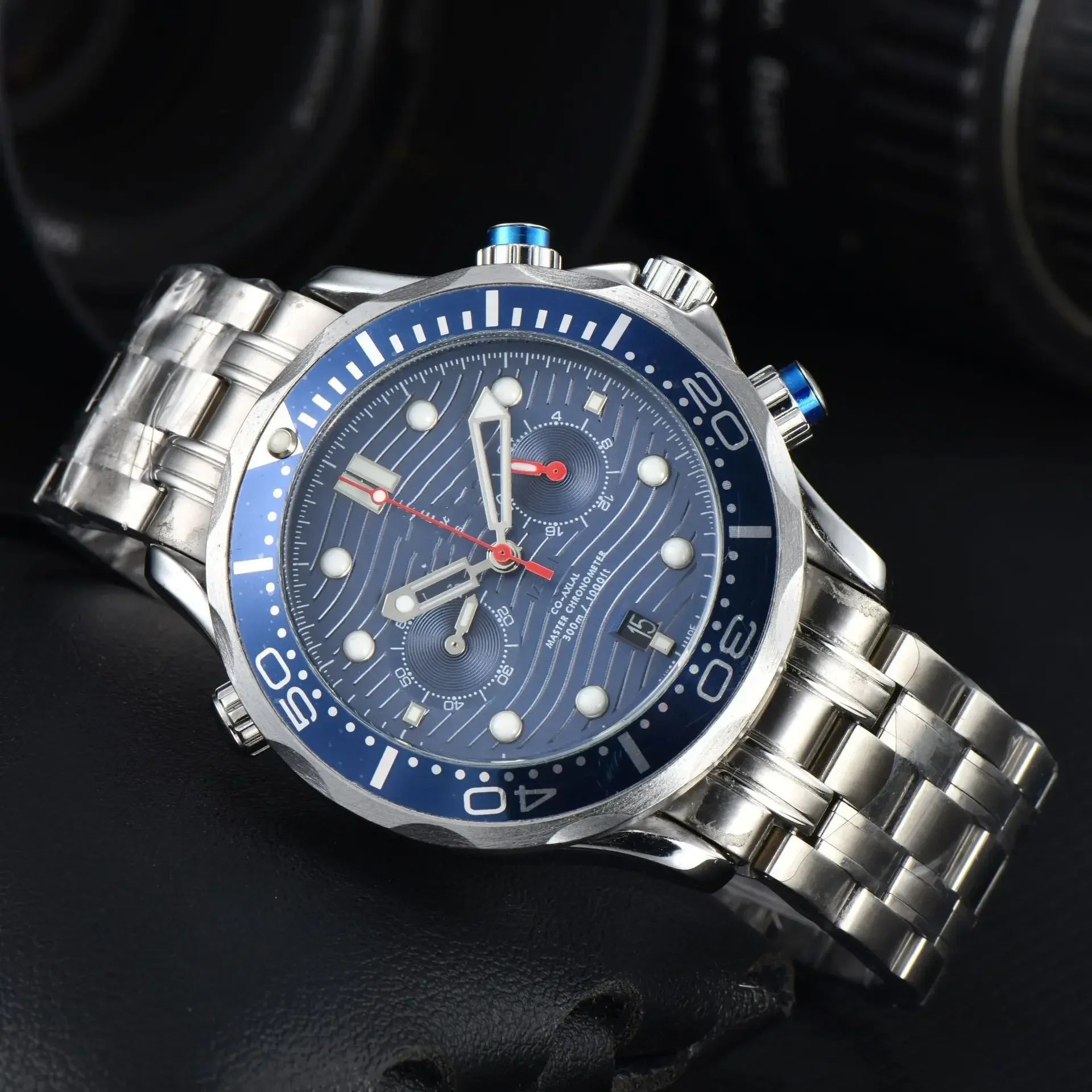 42mm Fully Automatic Mechanical Watch -NH35movement, Ceramic Bezel, Water-resistant Sapphire Crystal, 20mm Steel Band Wristwatch