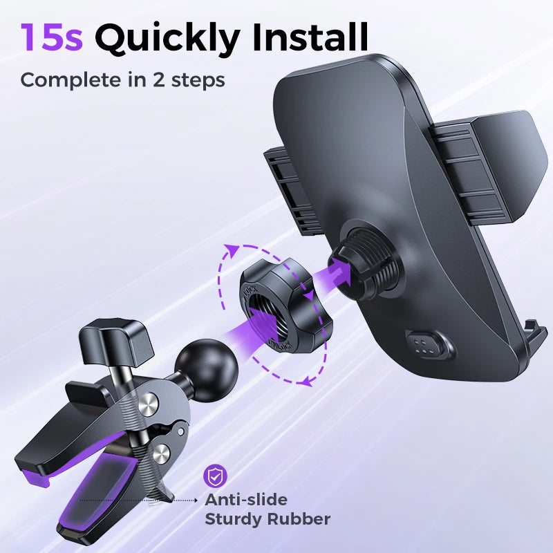 Car Phone Holder – Military-Grade Protection – Air Vent Mount | KIMLUD