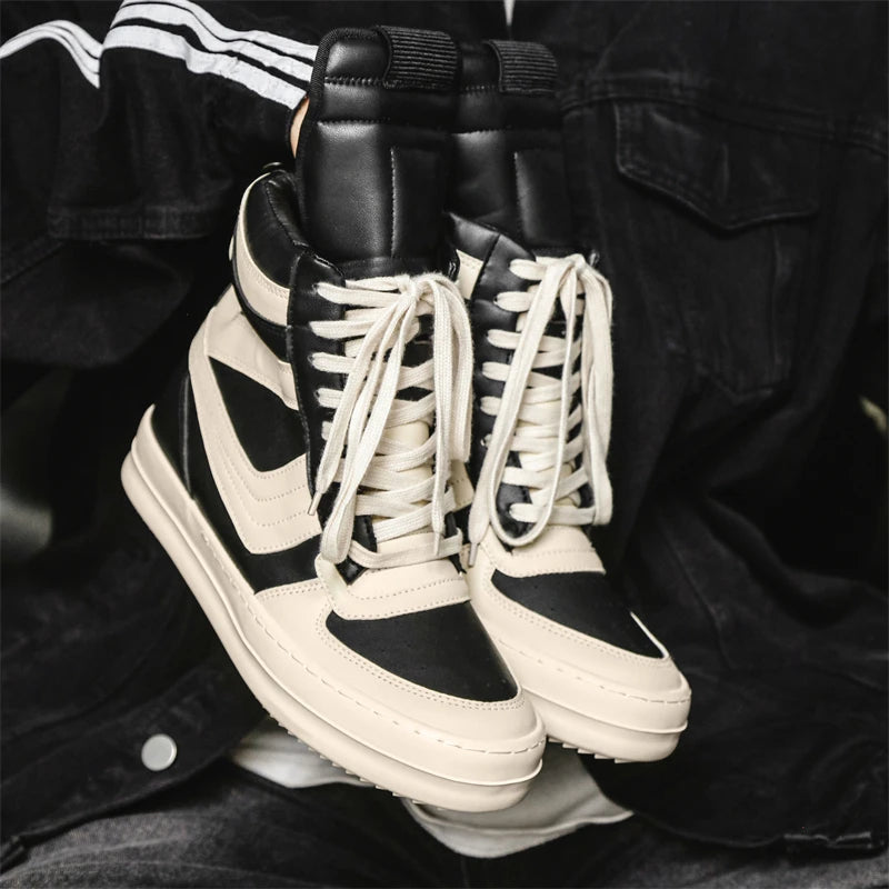 High Top Sneakers – Lace-Up – High Top | KIMLUD