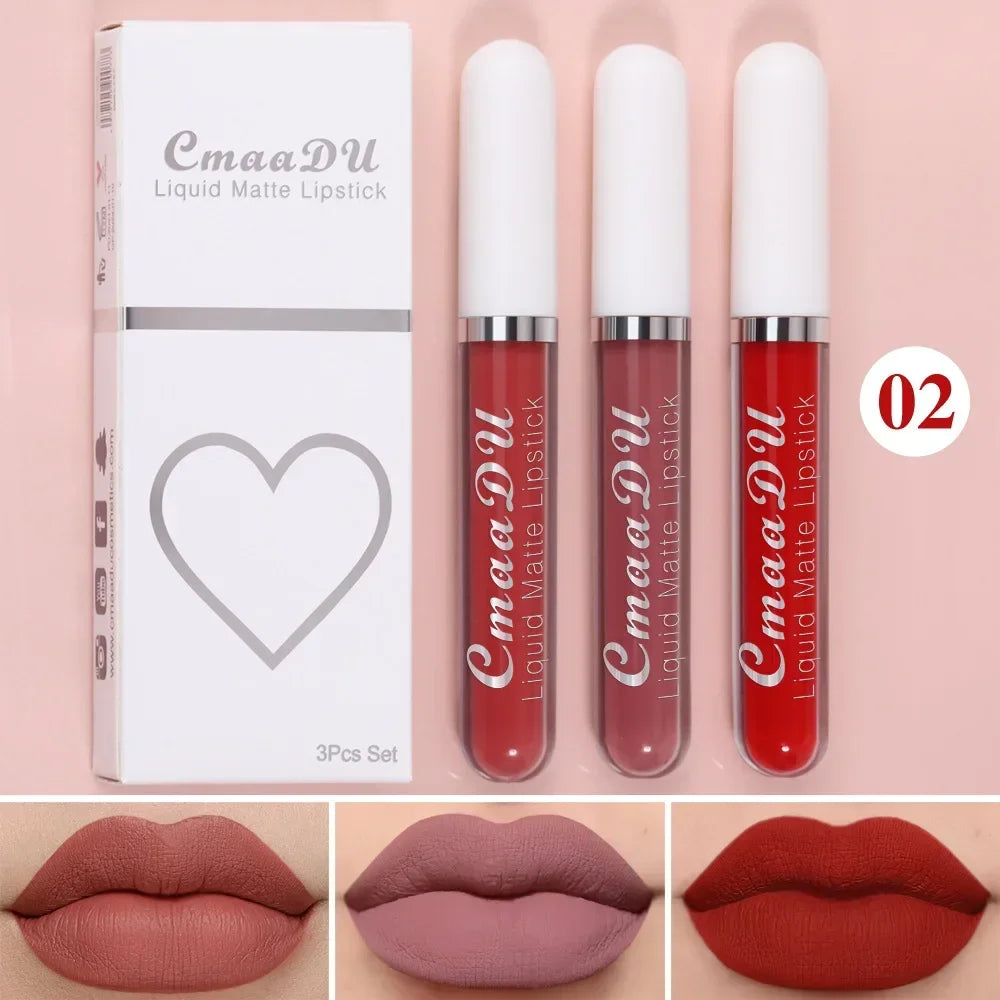 Velvet Liquid Lipstick - Waterproof Matte - Liquid Lipstick - Brown Nude | KIMLUD