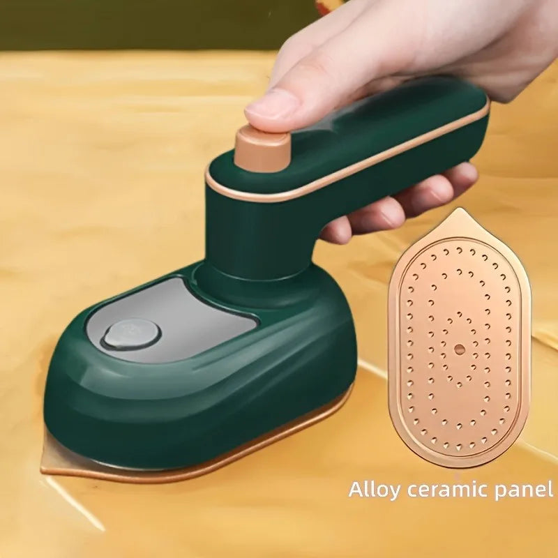 Alloy Body Garment Steamer Handheld Travel — Teal | KIMLUD