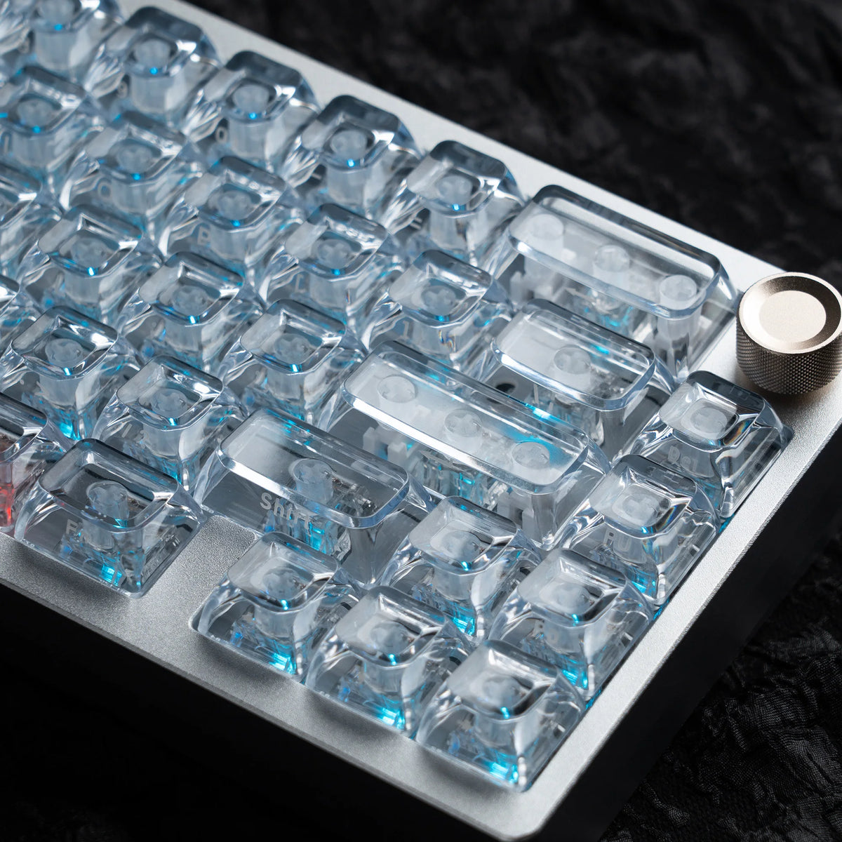 Keycap Set – Ice Cube – ASA Profile – Transparent | KIMLUD