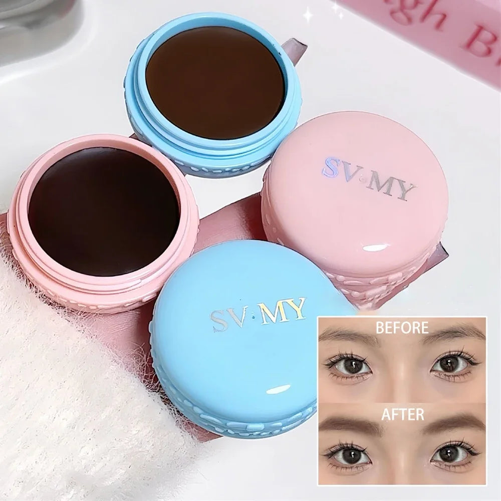 Cream-Based Eyebrow Pomade Waterproof Long-Lasting — Coffee Brown | KIMLUD