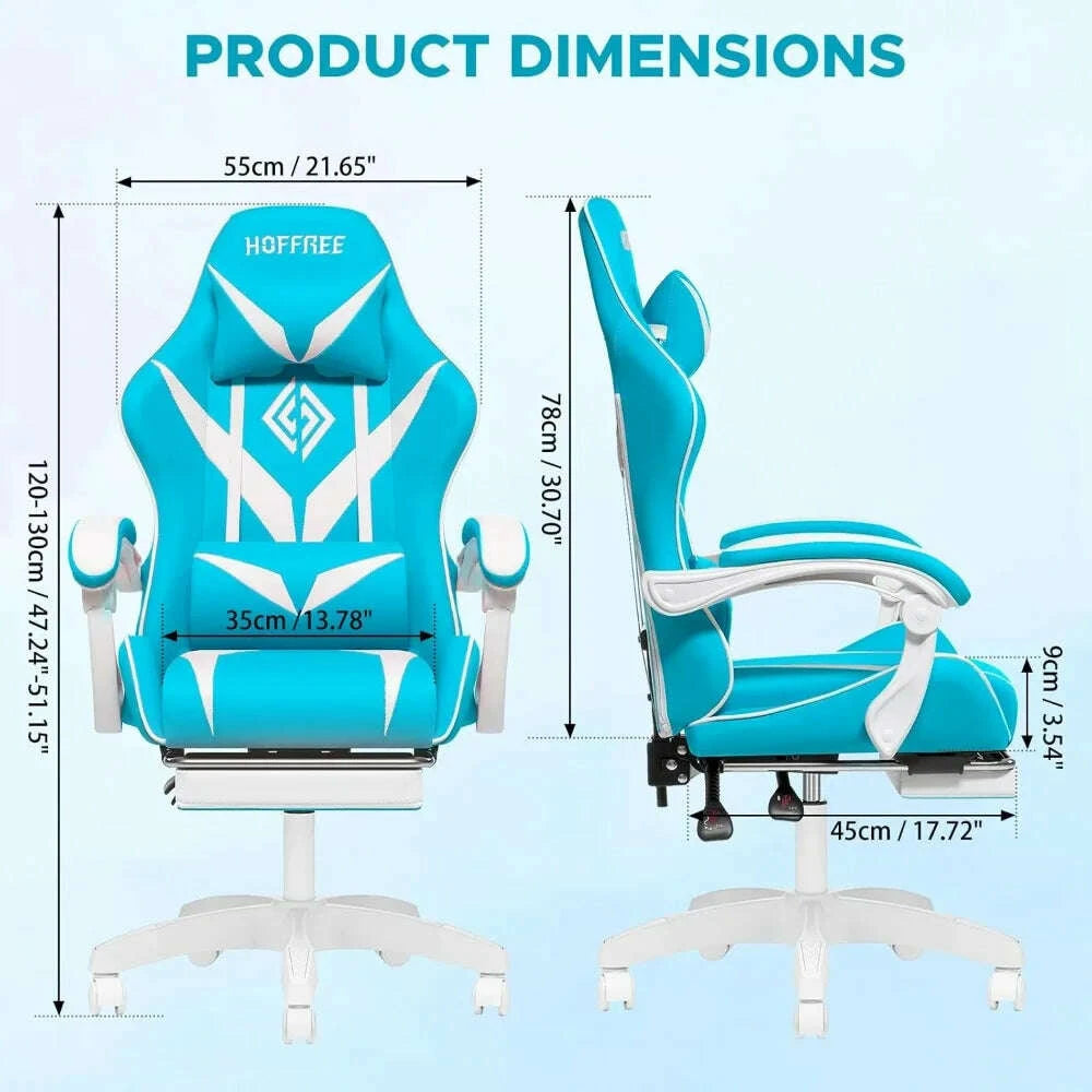 light-blue-white-kids-massage-gaming-chair---reclining-pc-chair-with-footrest-lumbar-support-headrest-for-gaming-roomkimludkimlud-35574027