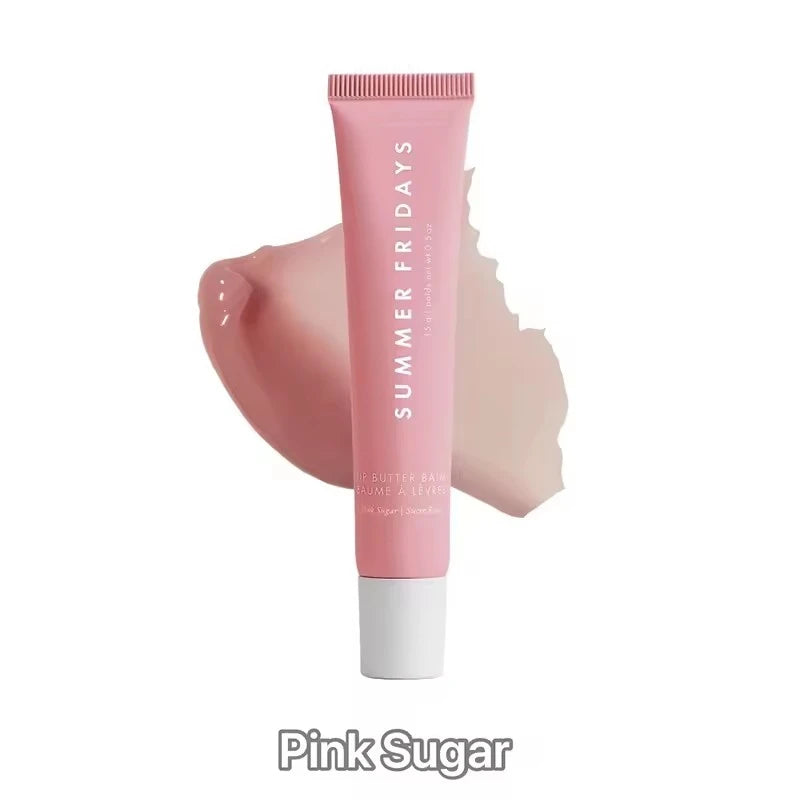 Summer Fridays Lip Balm Moisturizing Mirror Lip Gloss Lip Vanilla Pink Sugar Pink Guava Cake Smell Lipstick Shimmer Oil Makeup