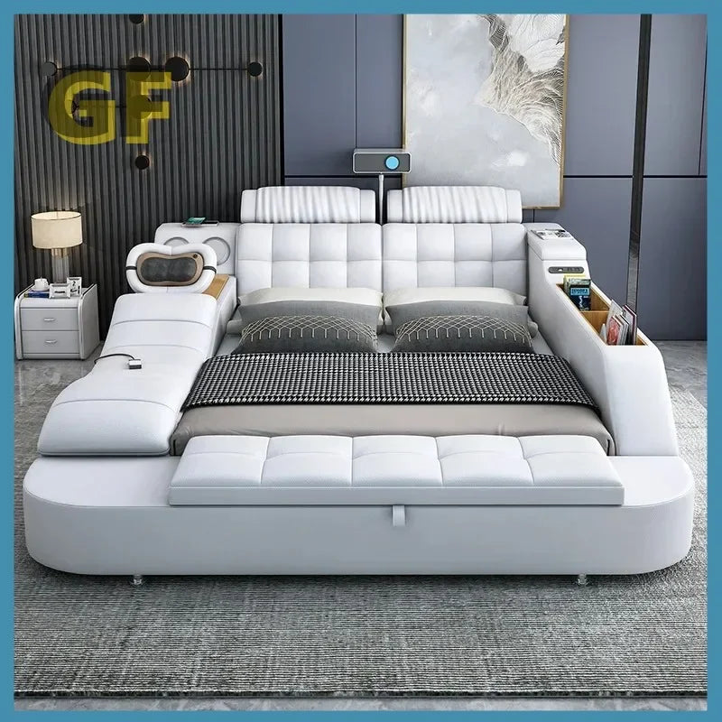 Modern design bedroom furniture bedroom sets bed frame multi-functional electric massage bed