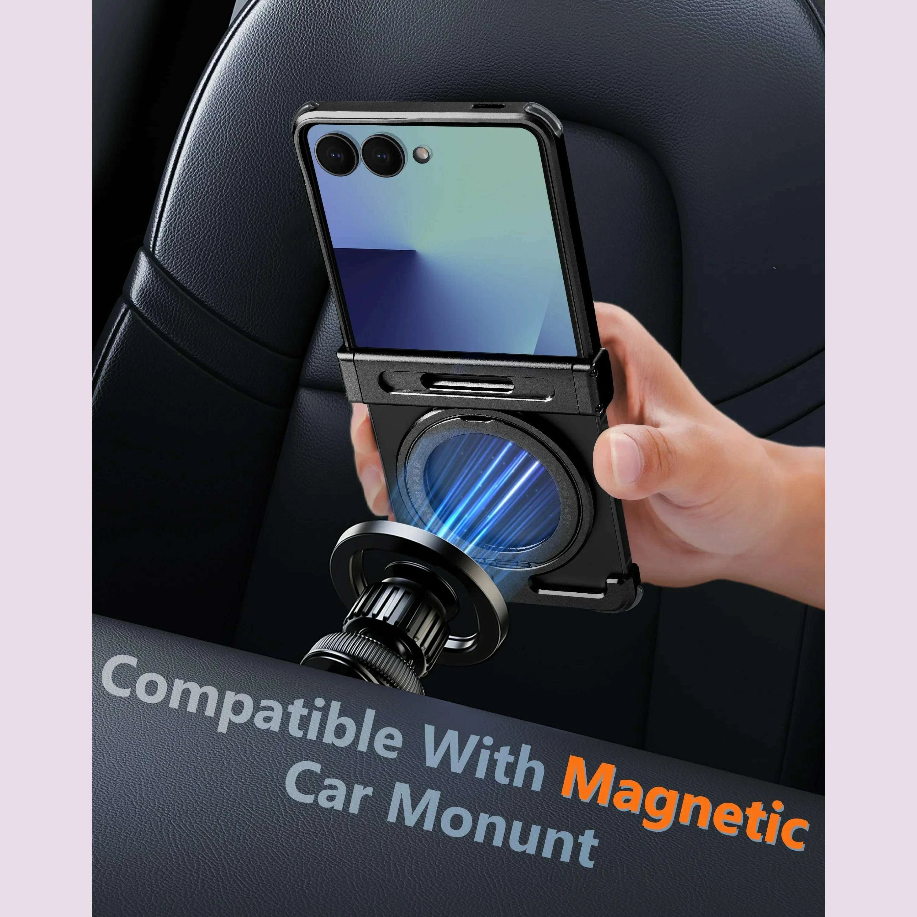 oatsbasf-metal-frameless-phone-case-for-samsung-galaxy-z-flip-7-with-kickstand-360°rotation-magnetic-shockproof-protective-coverkimlud-womens-fashion-34614558