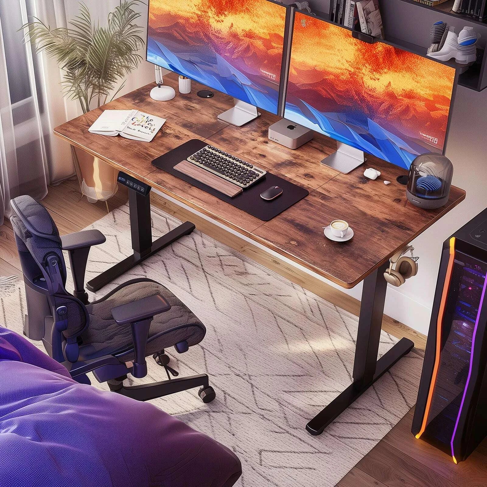 jhk-63x24-inch-electric-standing-desk-ergonomic-height-adjustable-stand-up-sit-stand-computer-workstation-work-table-for-officekimludkimlud-35570963