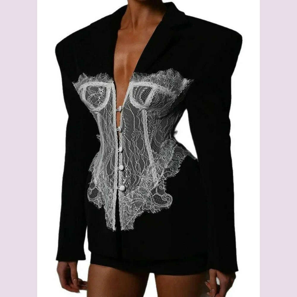 zmeenna-2025-spring-new-womens-black-blazer-with-delicate-white-lace-corset-overlay-structured-shoulders-zm954kimlud-womens-fashion-34622168