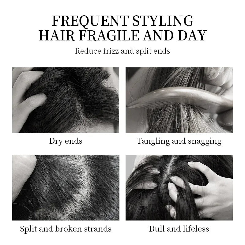 Keratin Hair Mask Magical 5 Second Repair Damage Frizzy Soft Smooth Shiny Hair Deep Moisturize Treat Repair Hair Care Mask