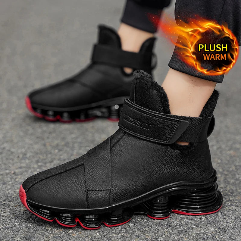Men's Snow Boots – Waterproof – Ankle Boot | KIMLUD