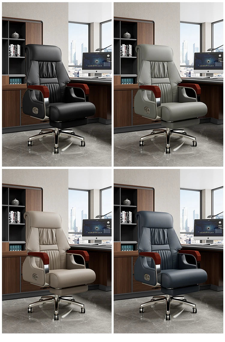 Lounge Ergonomic Office Chair Computer Desk Rolling Luxury Office Chair Arm Massage Cadeira De Escritorio Home Furniture