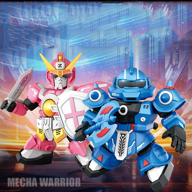 2025 Top selling Male and Female Toys Warriors Mobile Assemblers Mobile Robots Mech Toys Building Blocks