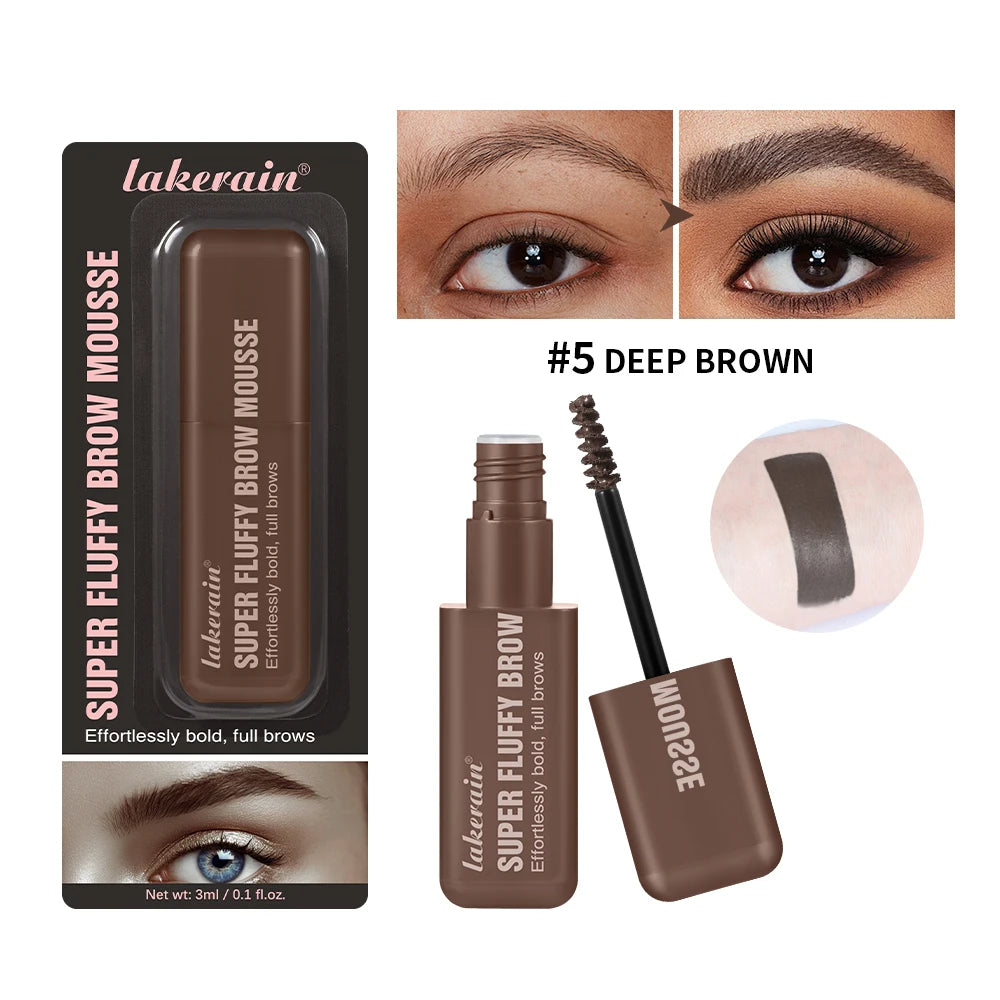 Waterproof Eyebrow Mousse Superfluff Volumizing Brow Thick Fluffy Brows Soft Long-lasting Makeup Fluffy Thick Eyebrows  Makeup