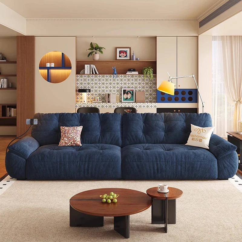 Minimalist Modern Sofa Foldable — Charcoal | KIMLUD