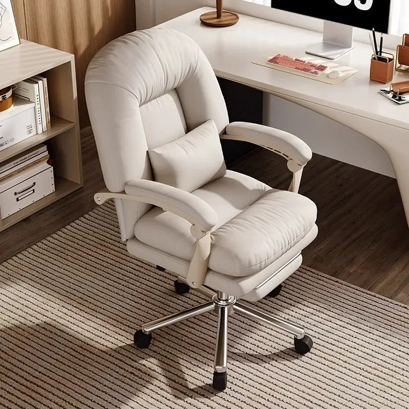 A Contemporary Comfort Synthetic Leather Boss Chair Reclining Office Chair With Sofa Design Business and Home Use