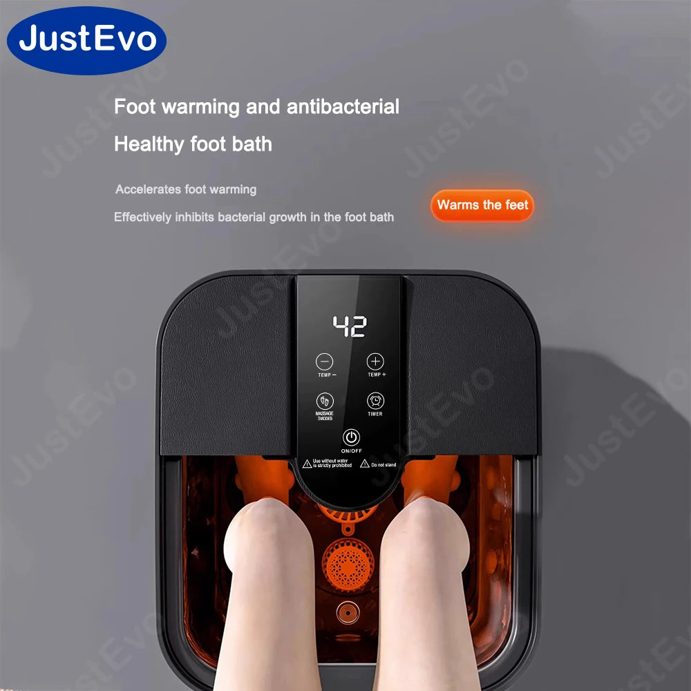 Foot Bath Massager – Remote Control Foldable Spa With Tai Chi Beads | KIMLUD