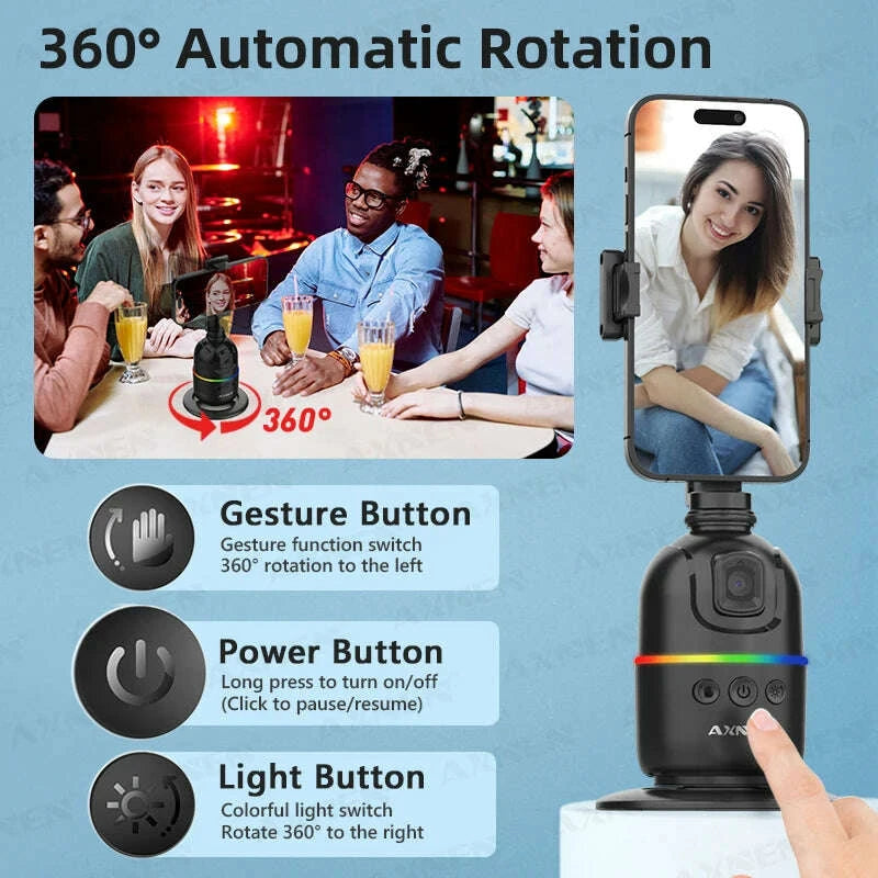 ai-face-tracking-gimbal-mobile-phone-stabilizer-360-auto-rotate-selfie-stand-for-iphone-15-pro-max-android-optional-tripodkimludkimlud-35561633
