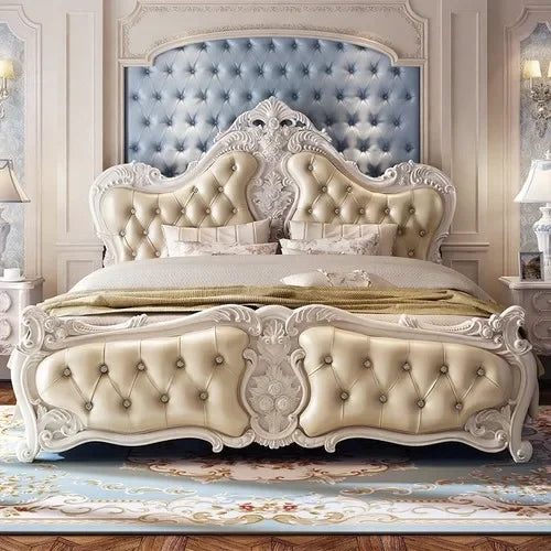 Princess Modern Designer Bedroom Set Double High End Bedding Luxury Bedroom Set Girl Design Letti E Mobili Nordic Furniture