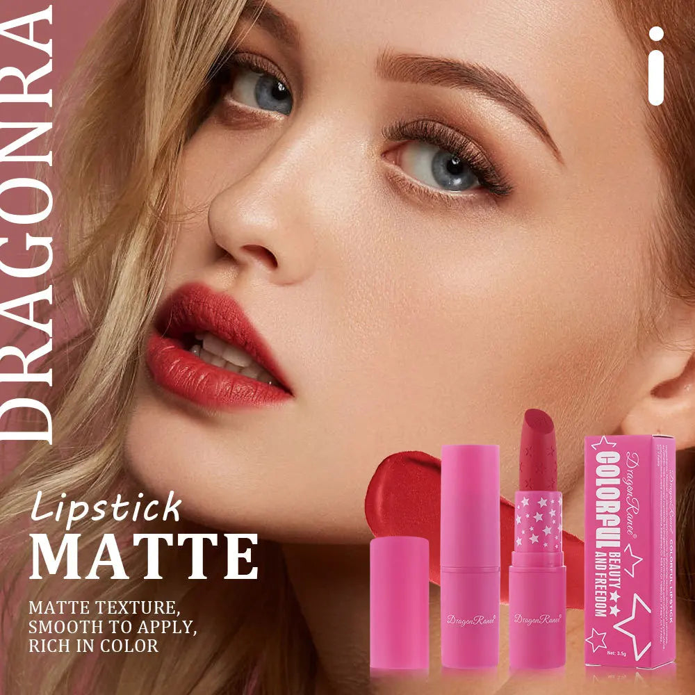 Velvet Matte Lipstick Waterproof — Nude Pink | KIMLUD