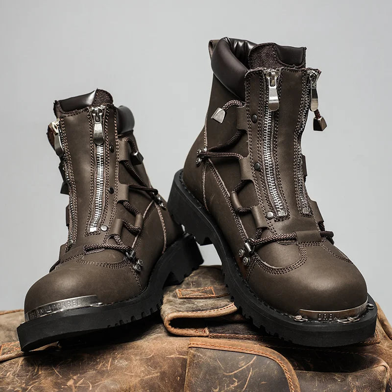 Men's Snow Boots – Waterproof Warm Plush Lining – Mid-Calf | KIMLUD