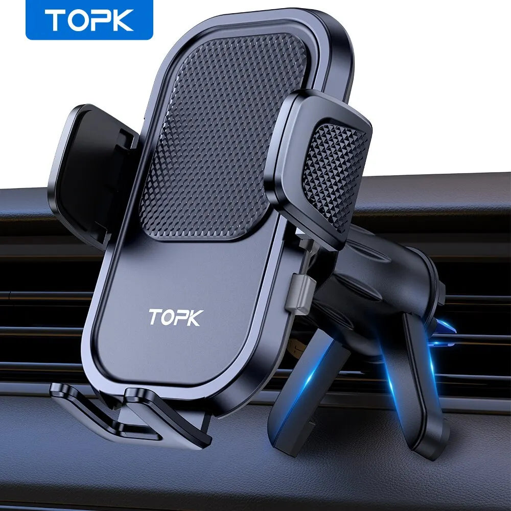 Car Phone Holder Mount – Upgraded Support Function – Metal | KIMLUD