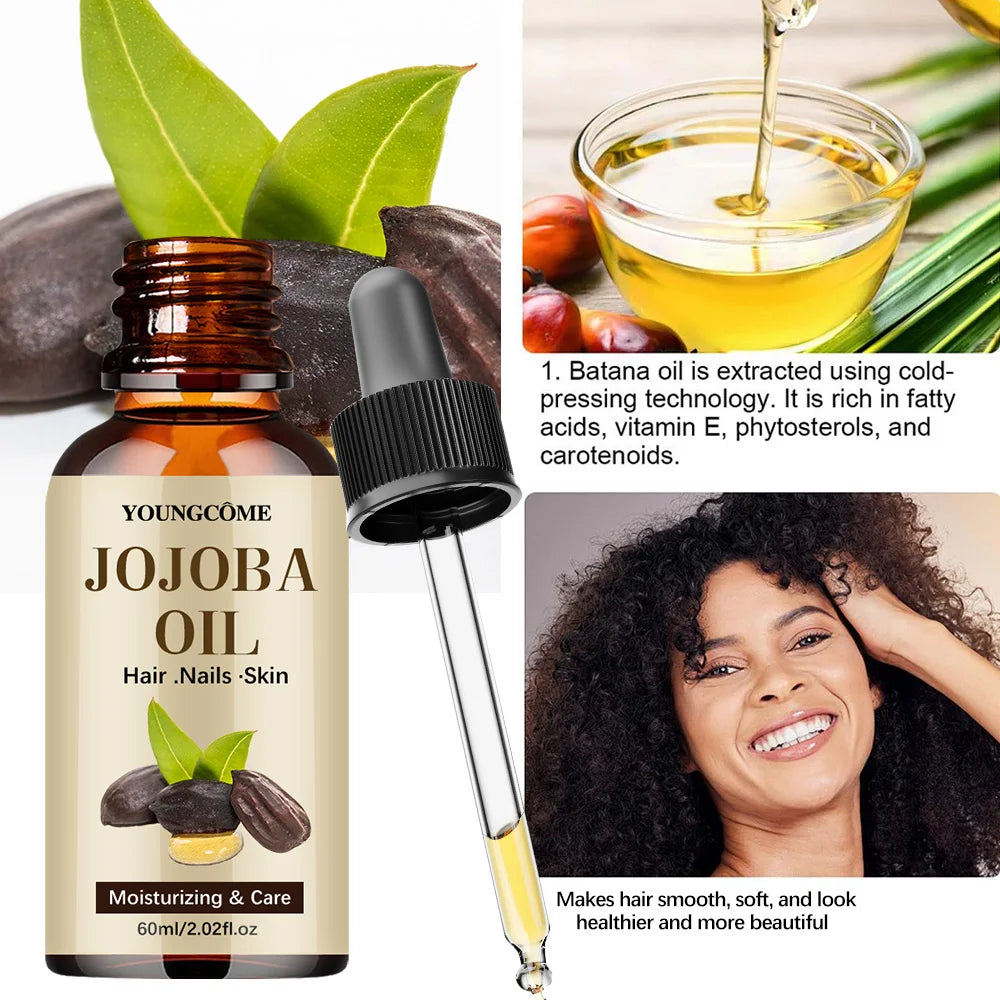 Organic Jojoba Oil For Face And Hair — Amber | KIMLUD
