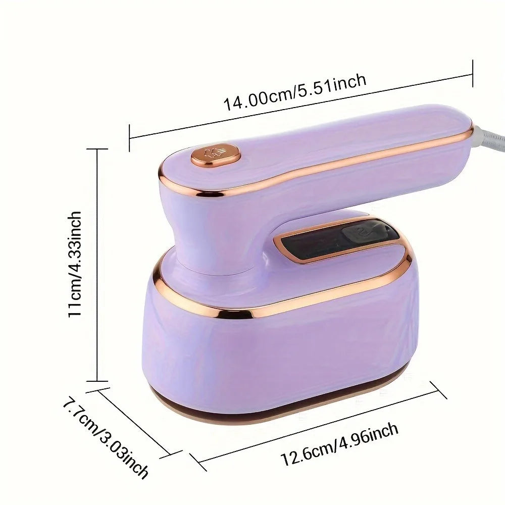 KIMLUD, Micro Steam Iron, Travel Steamer for Clothes Portable Mini Steam Iron, 970W Handheld Steamer Dry and Wet Ironing for Home,Travel, KIMLUD Womens Clothes