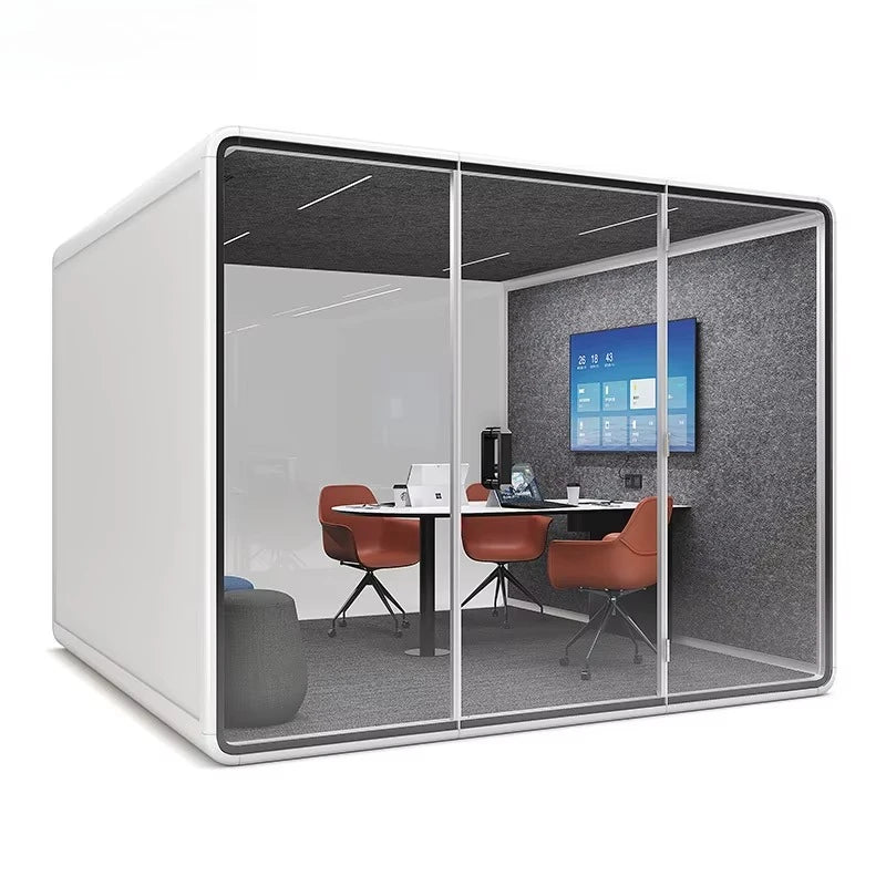 Acoustic Meeting Pod – Soundproof Booth – Carbon Fiber Frame | KIMLUD