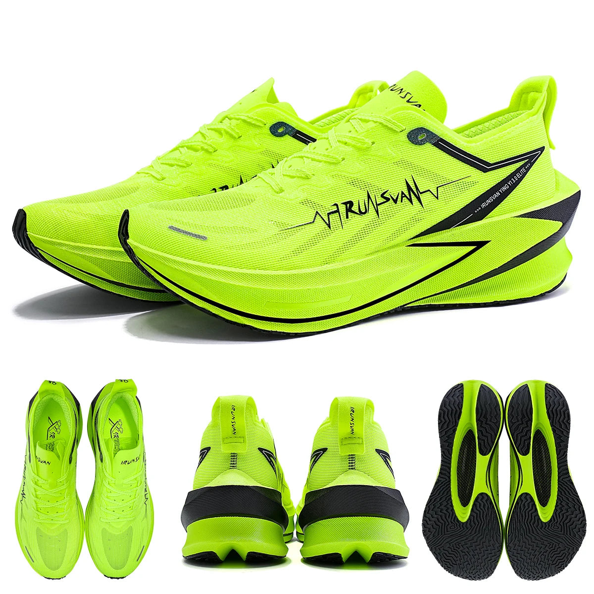 IRUNSVAN Carbon Plate Running Shoes with Cushioning and Rebound Suitable for Both Men and Women in Marathon Running 131