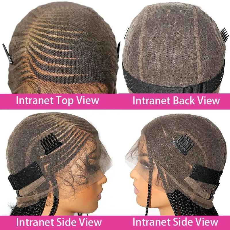 Full Lace Wig – 36 Inch – High Temperature Fiber – Burgundy | KIMLUD