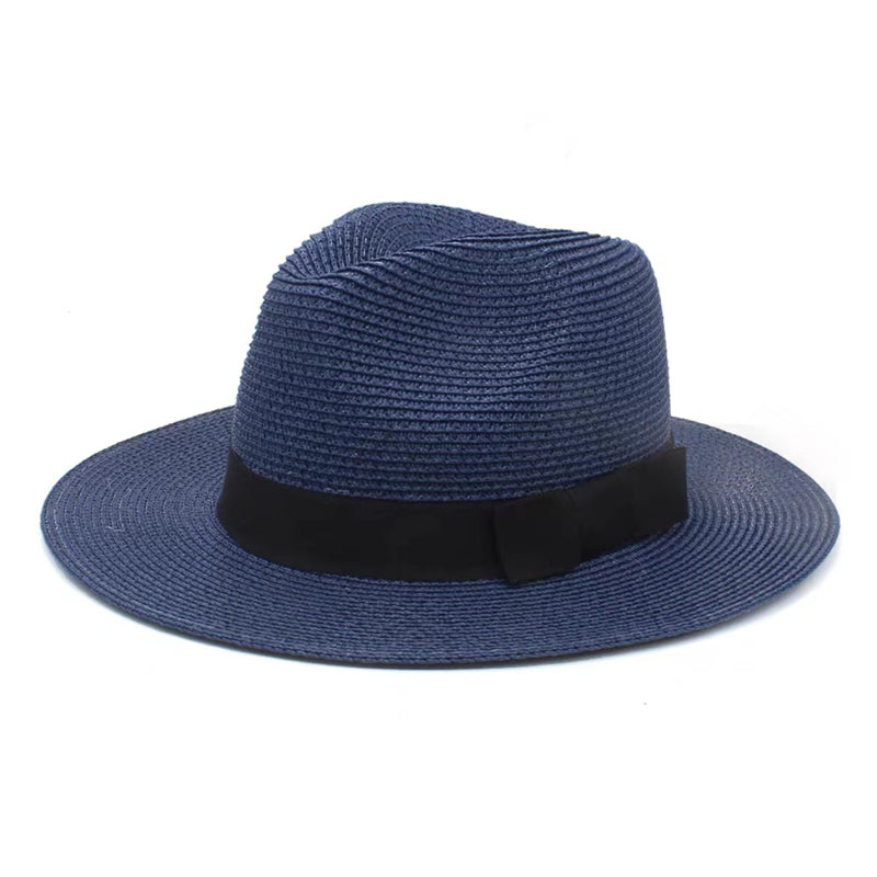 Sun Protection Hats & Caps Panama Straw Fedora — Natural | KIMLUD