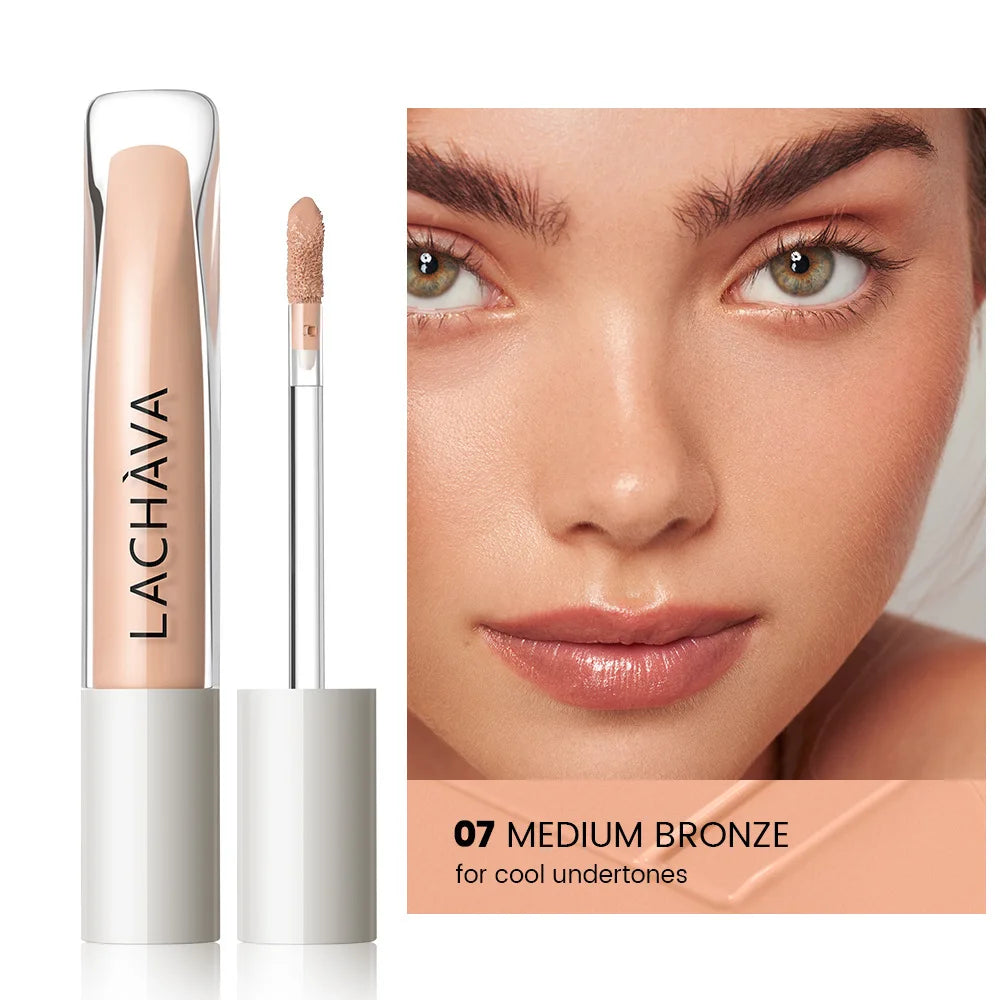 Matte Liquid Concealer High Coverage Waterproof Oil-Control Brighten Under-Eyes — Light Buff | KIMLUD
