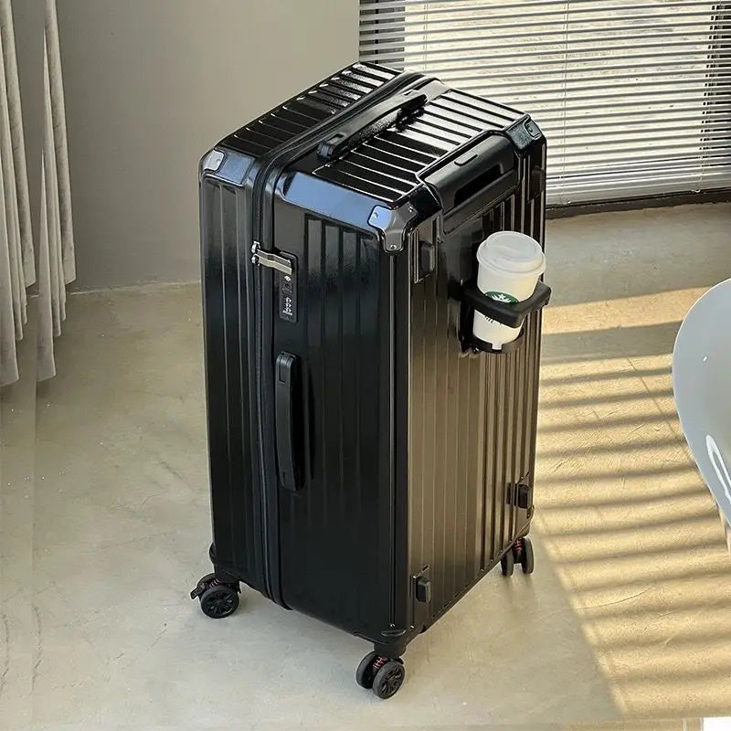 Thickened large capacity luggage compartment, 20 inch boarding case, 24 inch anti drop suitcase, password box, travel luggage