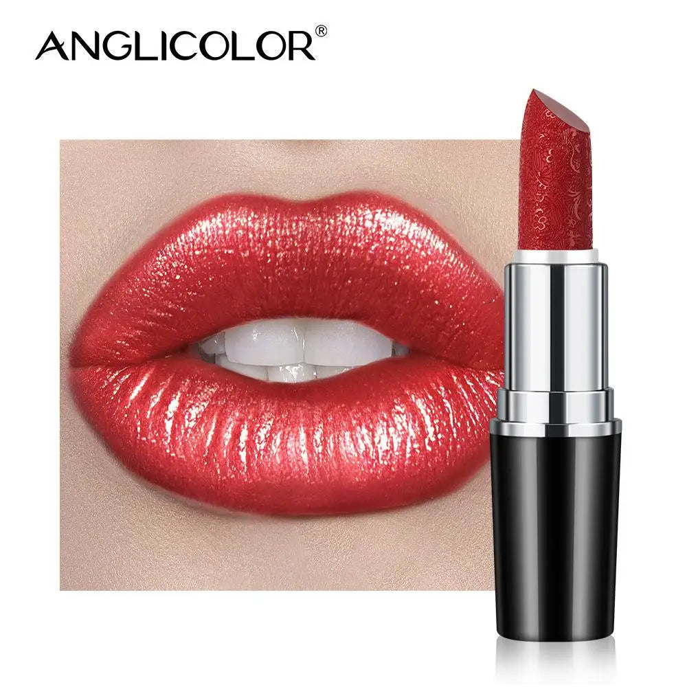 Pearlescent Lip Gloss Long-Lasting Hydrating — Rosy Pearlescent Pink | KIMLUD