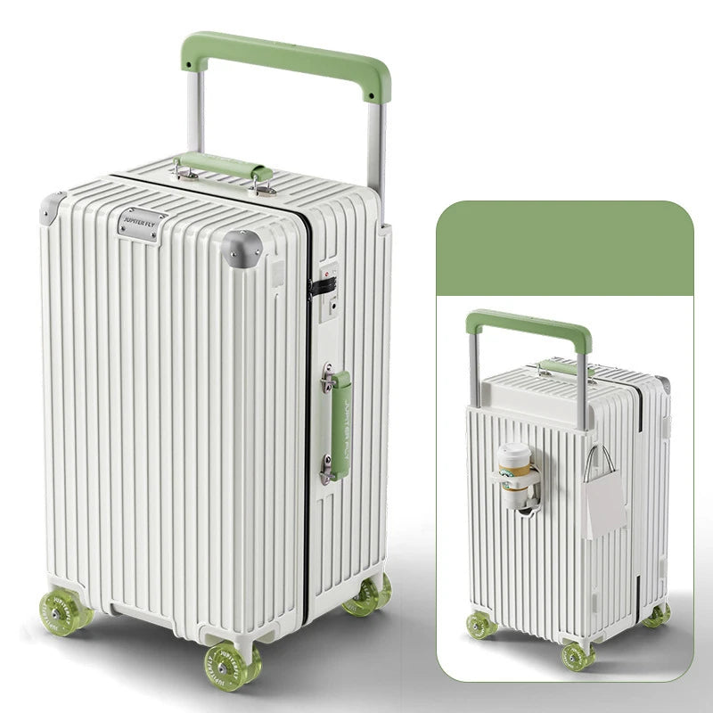 Travel Suitcase – Multi Size Luggage with Wheels – Polycarbonate Zipper | KIMLUD