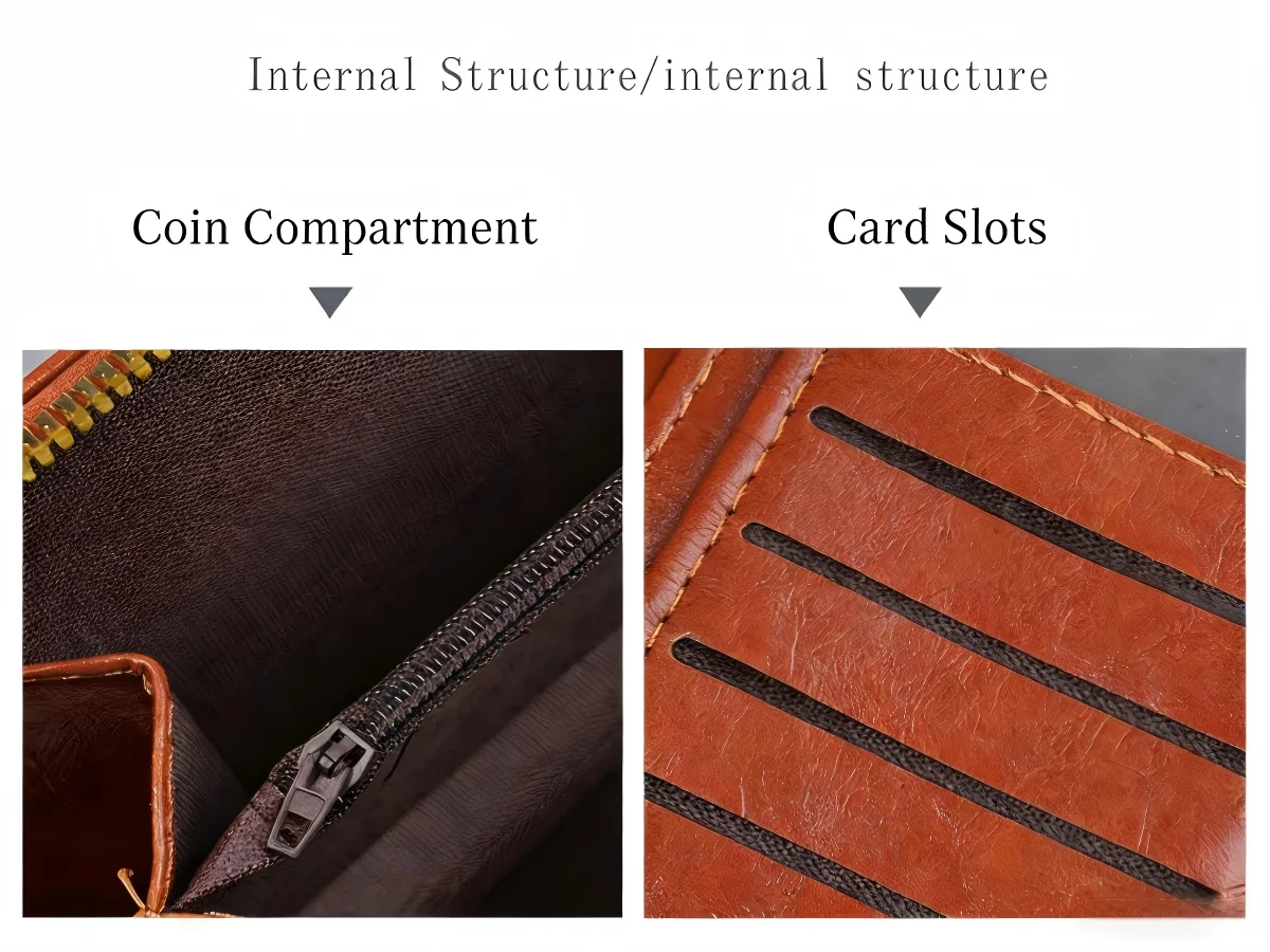 HOMEFISH Vintage Oil Wax PU Leather Clutch Wallet Large Capacity Phone Purse Ladies Wristband Simple Card Holder Pouch Bag