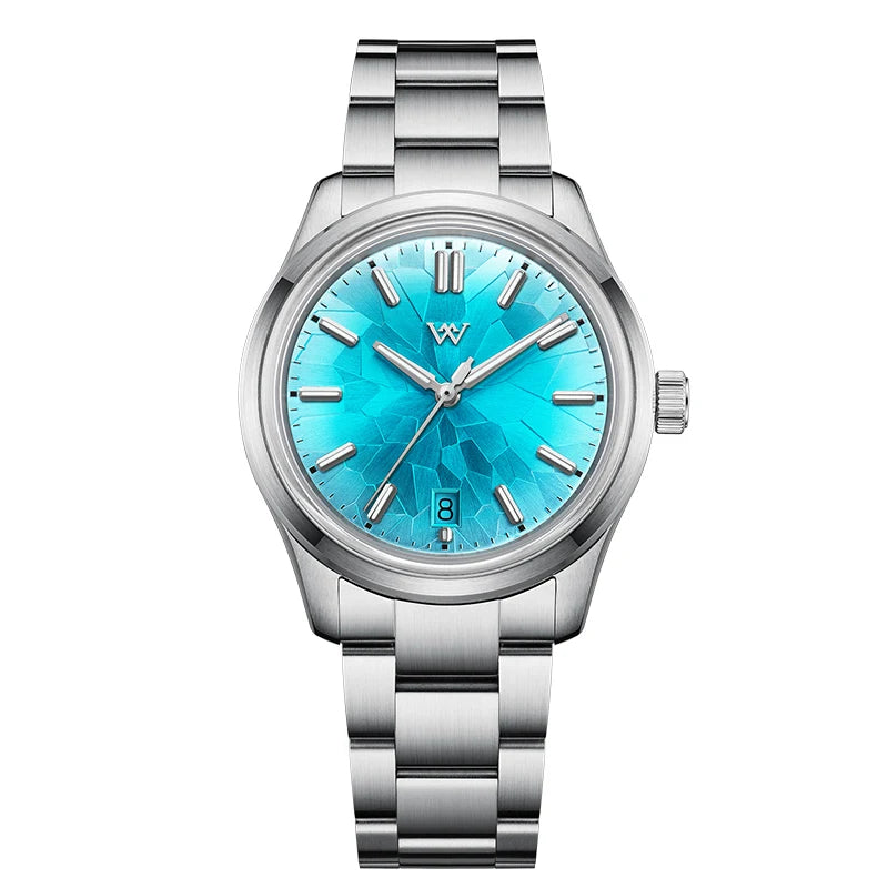 WM Watch Automatic Mechanical Watch NH35 Glacier Series 100M Water Resistant AR Coated Sapphire Welly Merck Watches For Man 226M