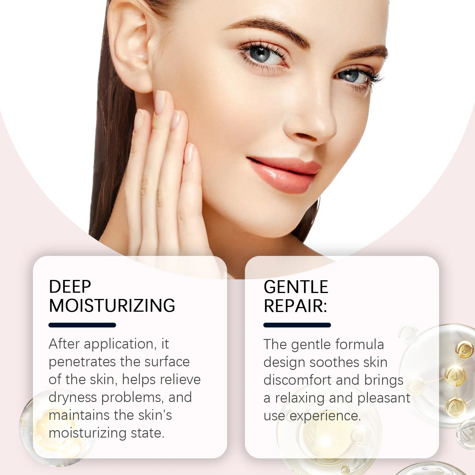 HOYGI Collagen Face Serum High Protein Skin Oil Control Lasting Moisturizing Facial Cream Firming Whitening Skin Care Face Gel