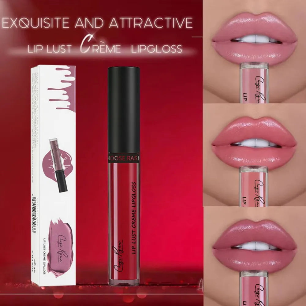 Glossy Lip Gloss Long Lasting Waterproof — Multicolor | KIMLUD