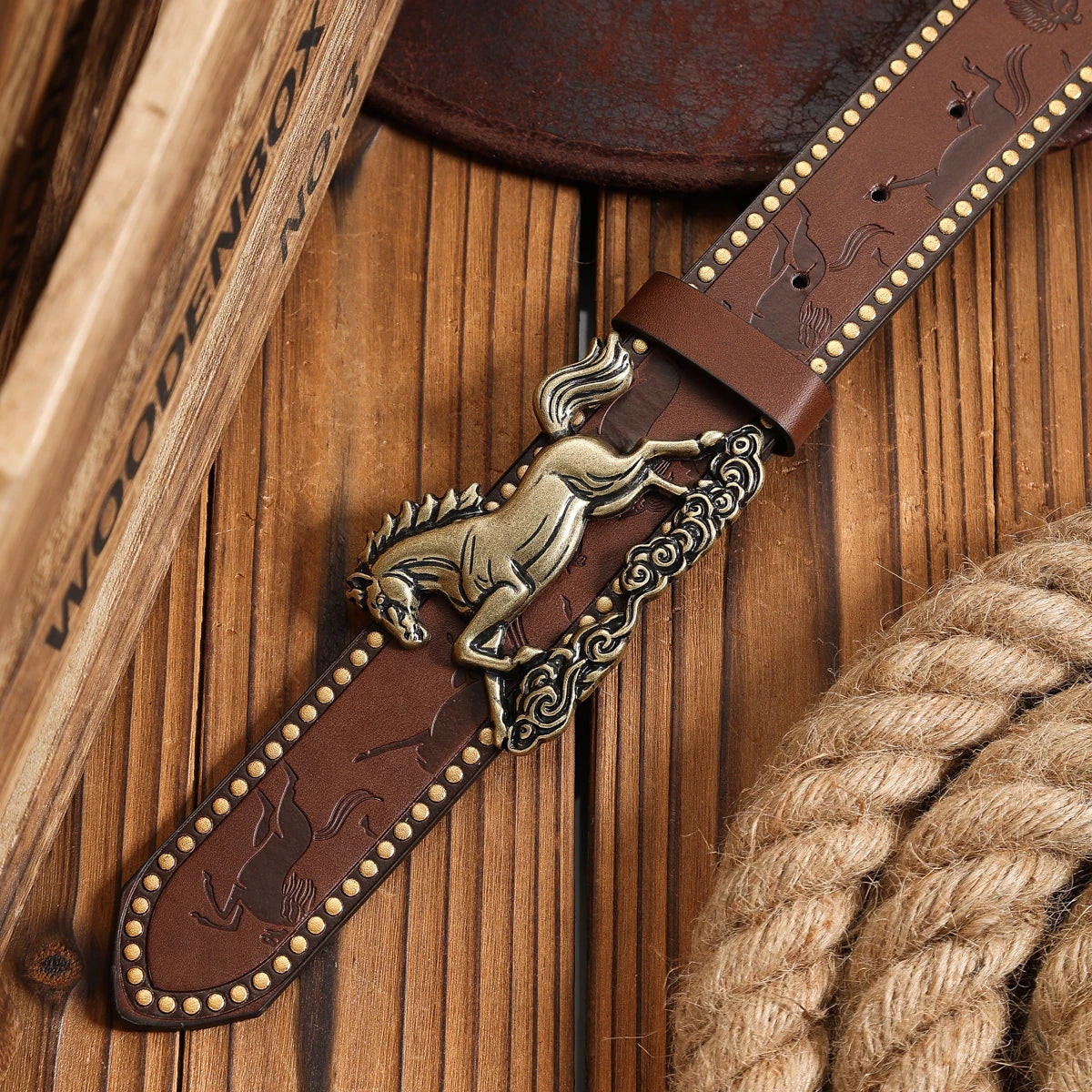 Belt – Unisex PU – Western Denim Retro Style For Daily Casual | KIMLUD