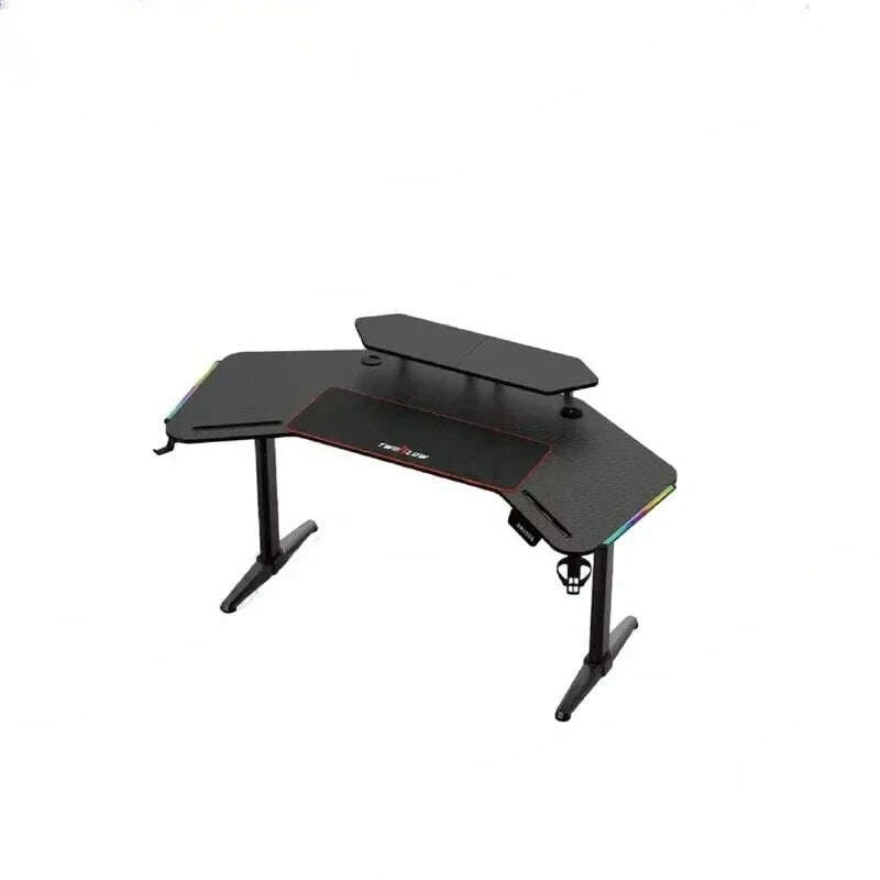 adjustable-luxury-carbon-fiber-lifting-stand-table-full-electric-160cm-computer-gaming-desk-corner-with-wireless-usb-chargerkimludkimlud-35571802