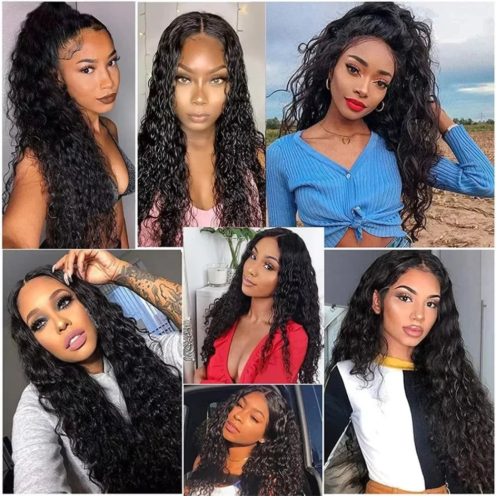 V Part Wig – 32 Inch Easy Install – Remy Human Hair – Natural Color | KIMLUD